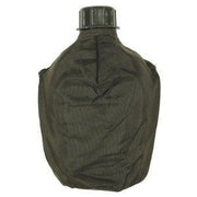Plastikfeldflasche, oliv, neu, 1 l, mit österr. Hülle neuw.