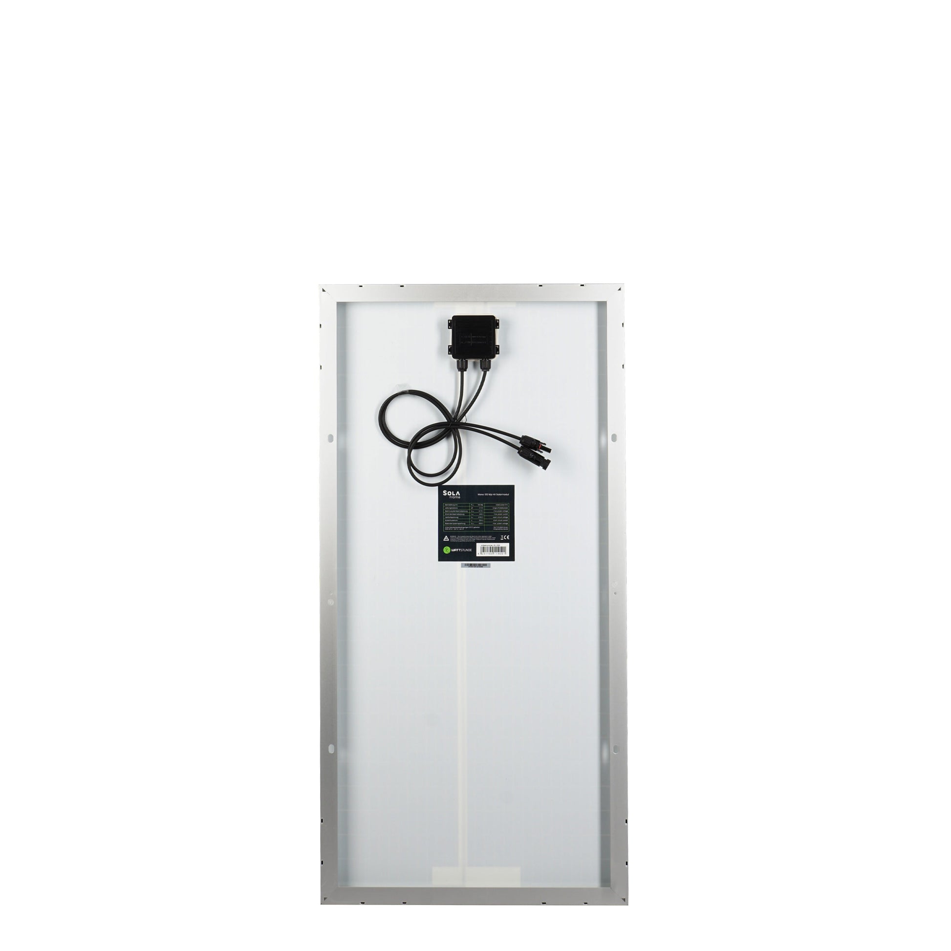 WATTSTUNDE® SOLA Frame Mono 100Wp HV