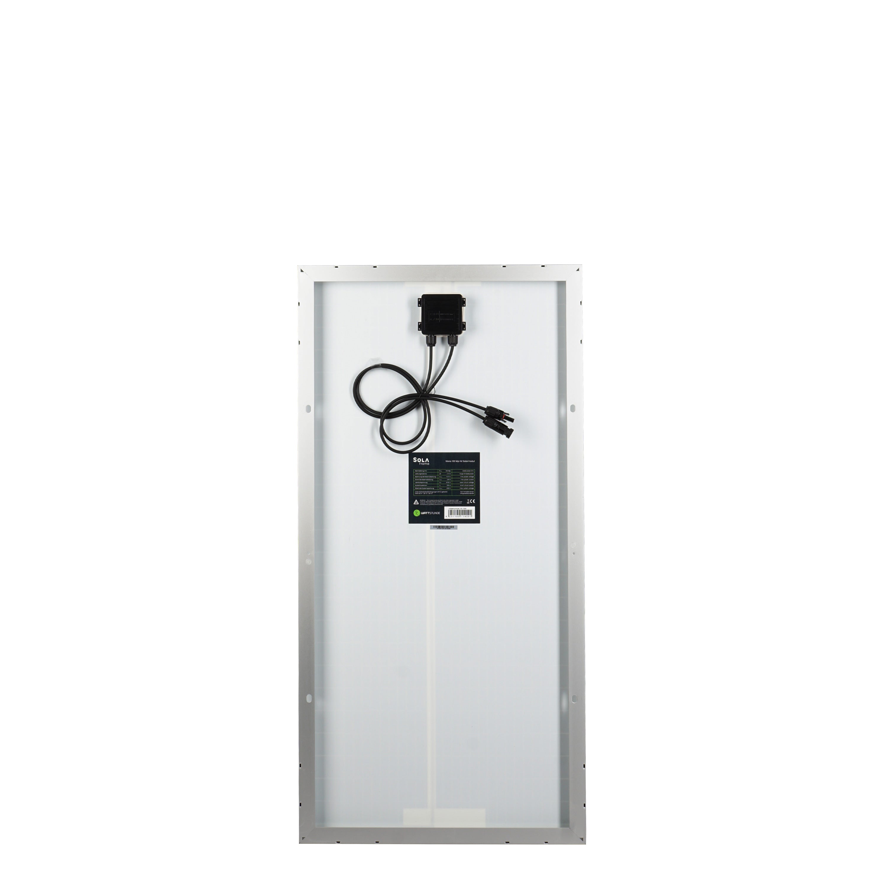 WATTSTUNDE® SOLA Frame Mono 100Wp HV