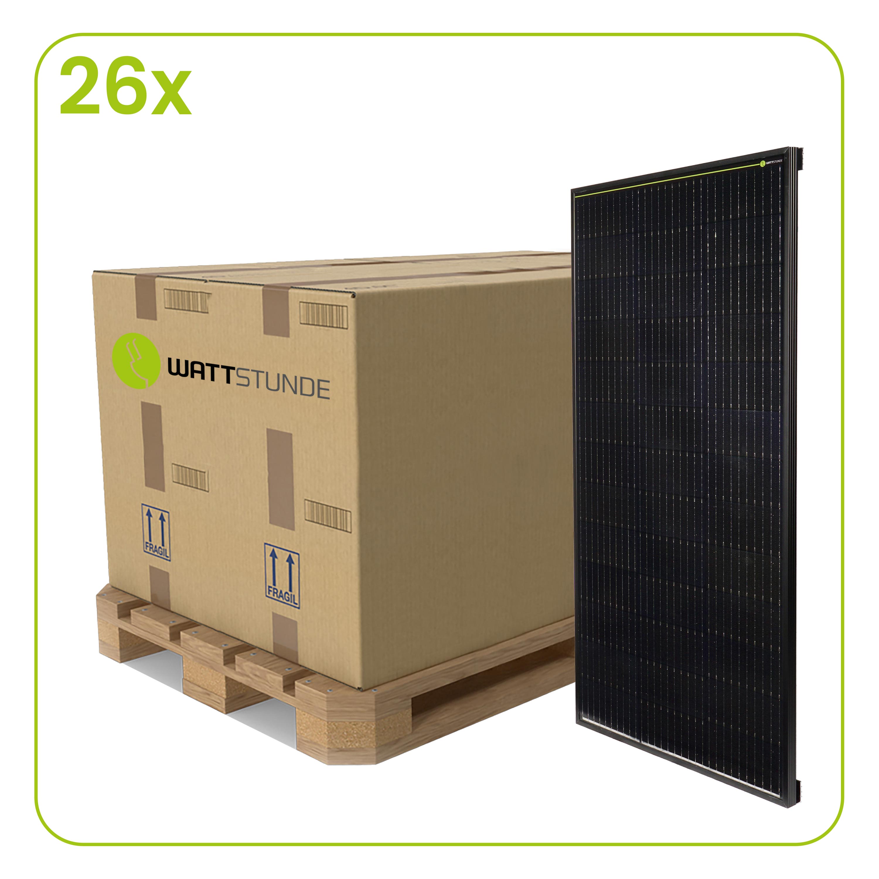 WATTSTUNDE® SOLA Frame Mono+S 120/240Wp BUNDLE