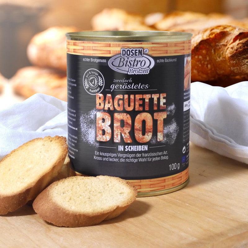 12 x DosenBistro™ zweifach geröstetes Baguette-Brot (100 g)