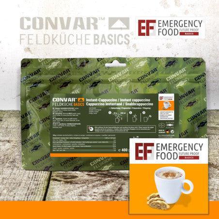 15 x CONVAR™ Feldküche Basics Instant Cappuccino (400g)