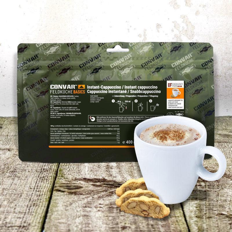 15 x CONVAR™ Feldküche Basics Instant Cappuccino (400g)
