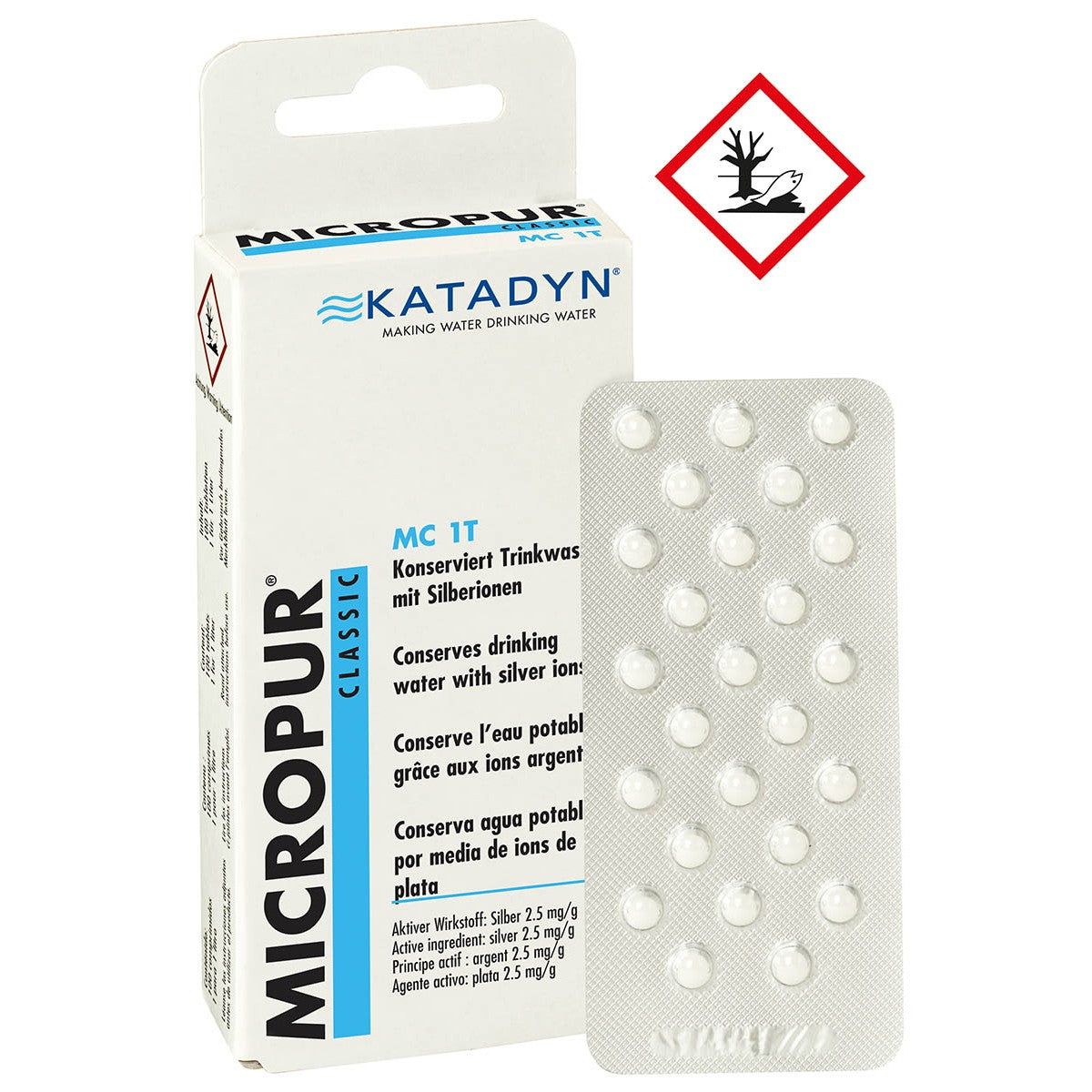 Katadyn, "Micropur MC 1T", 100 Tabletten