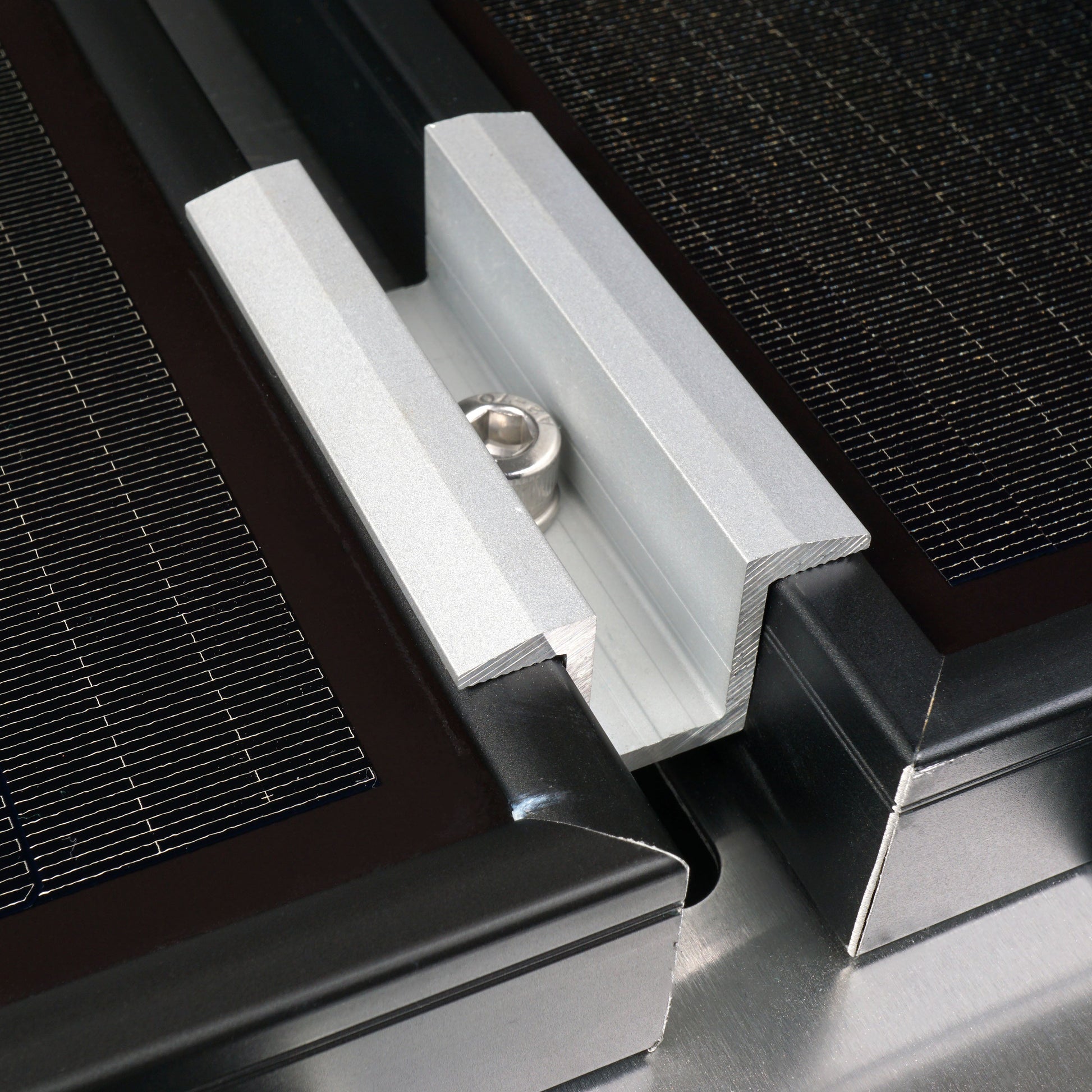 WATTSTUNDE® Solarmodul Halterung Mittelstütze HST90V