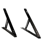 WATTSTUNDE® Flachdach Solarmodul Halterung HST120 schwarz