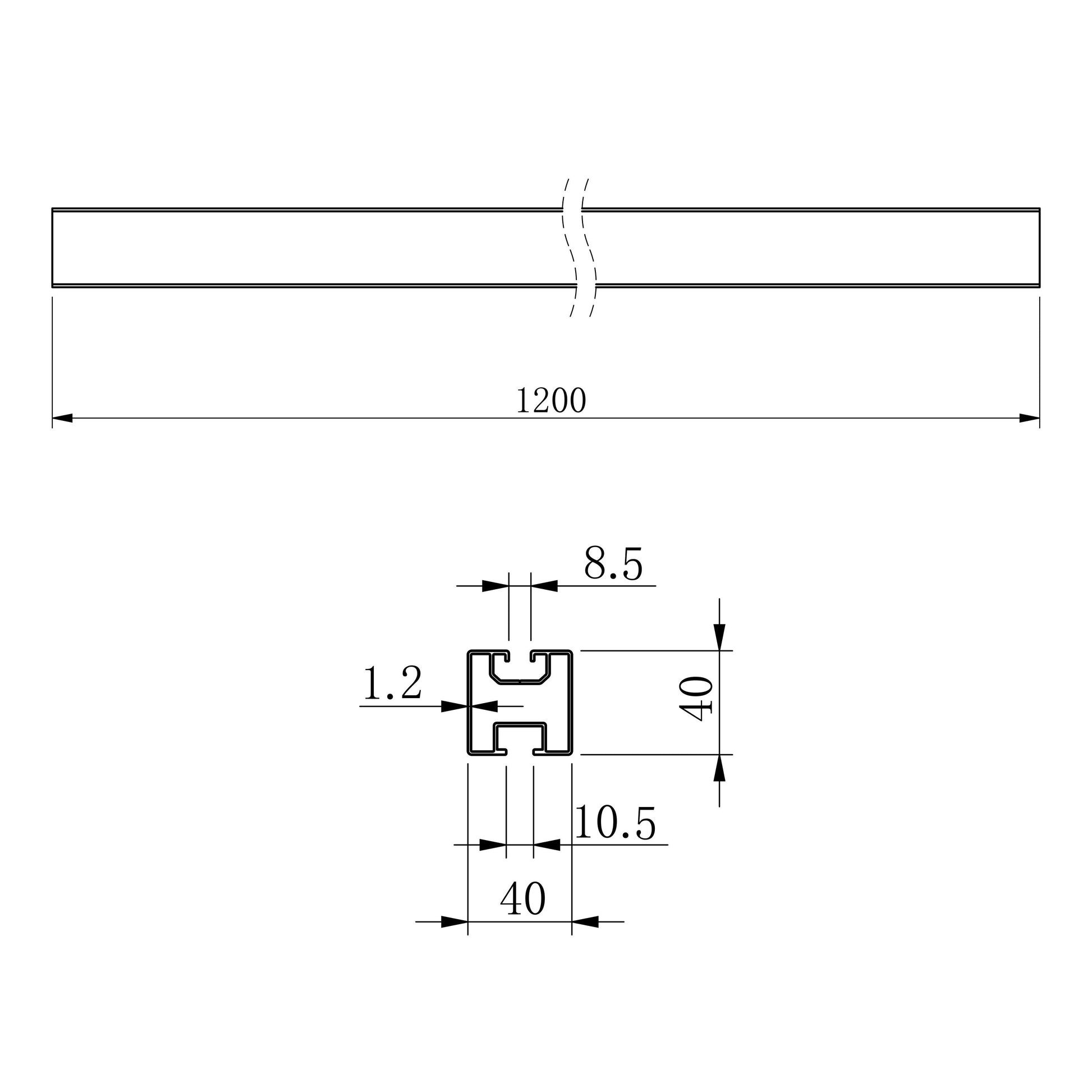 WATTSTUNDE® Hausdachhalterung Schienen