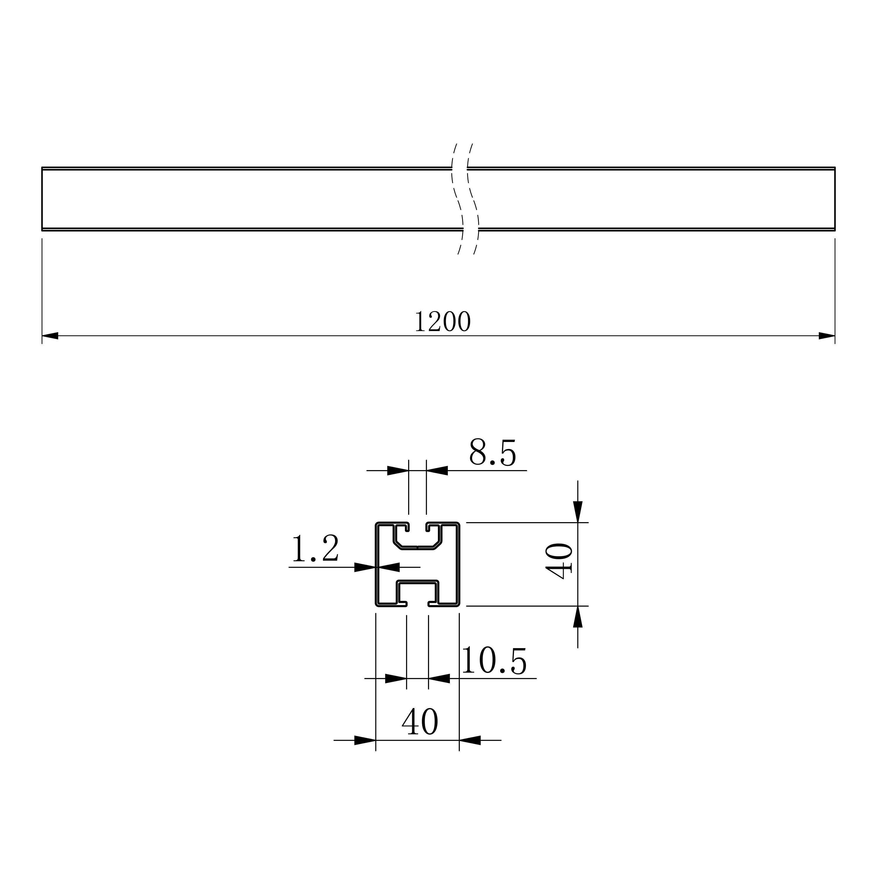 WATTSTUNDE® Hausdachhalterung Schienen