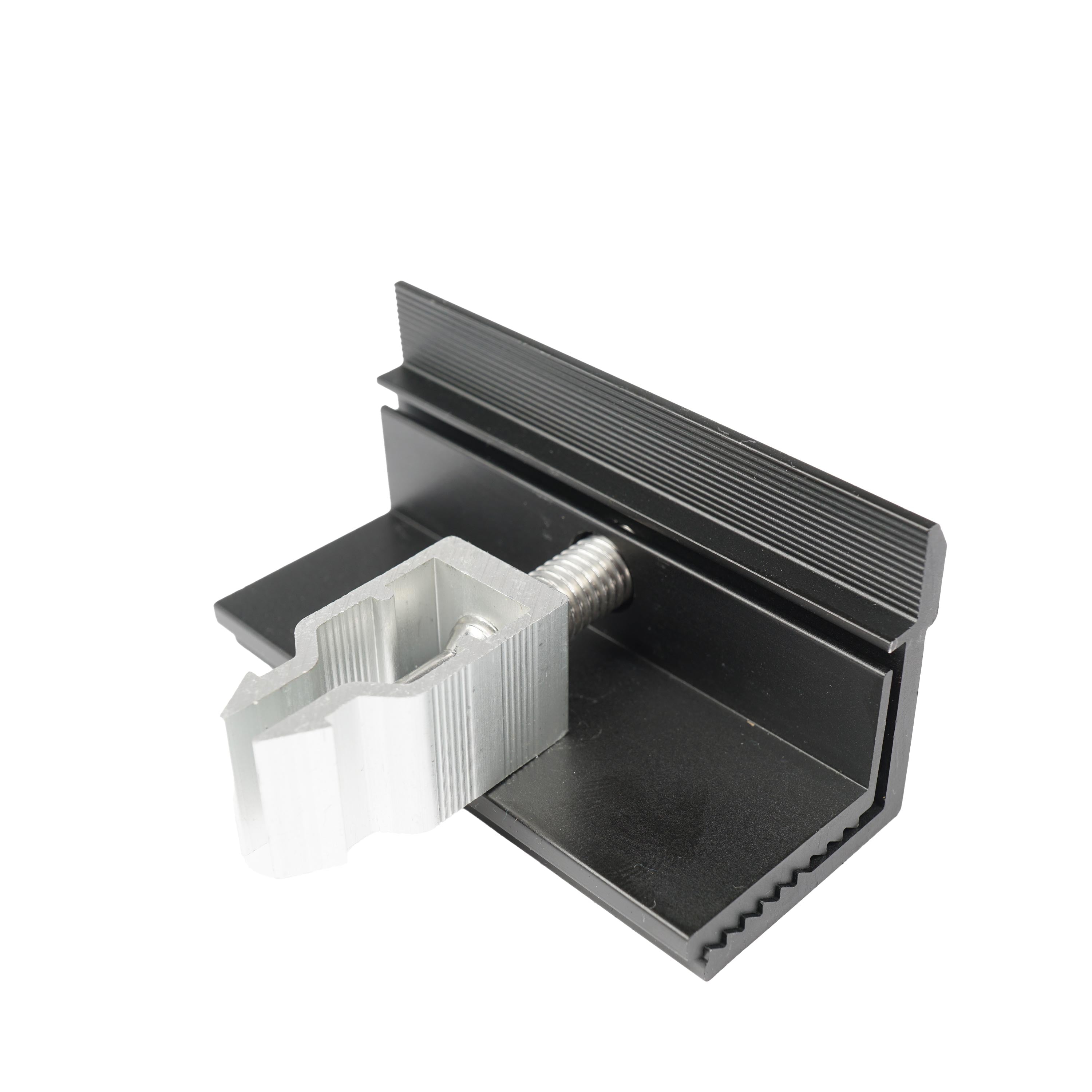 WATTSTUNDE® Hausdachhalterung Endklemmen + Kappen