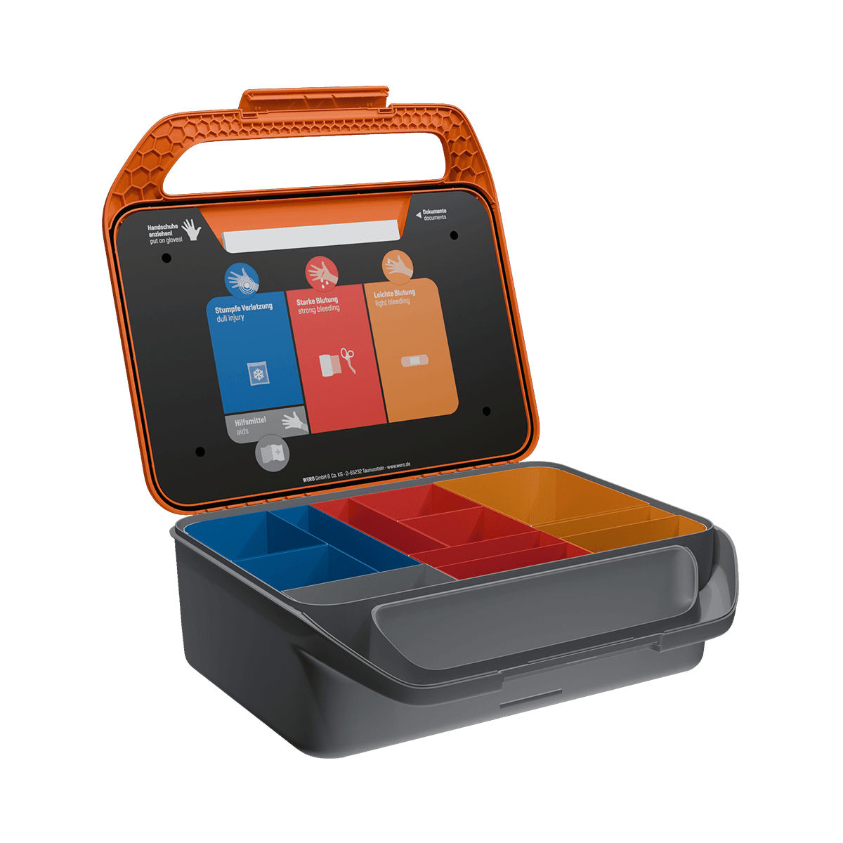 WERO Smart Case® groß - Erste-Hilfe-Koffer DIN 13169 - Standard