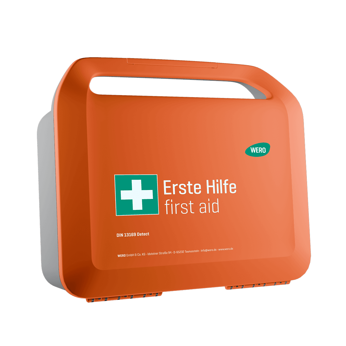 WERO Smart Case® groß - Erste-Hilfe-Koffer DIN 13169 - detektierbar