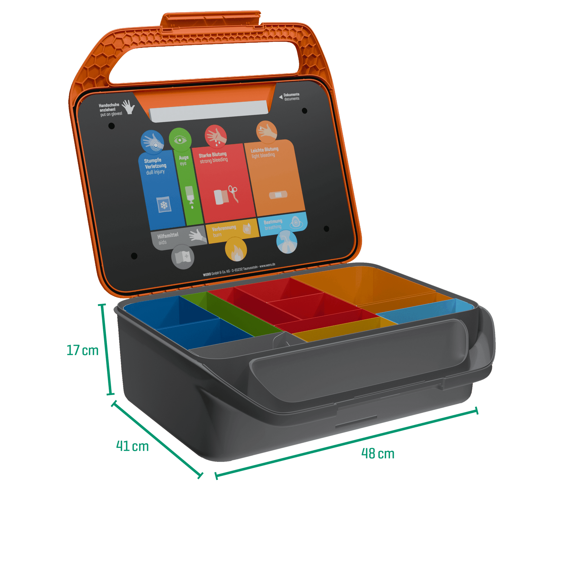 WERO Smart Case® - Erste-Hilfe-Koffer DIN 13157 - Schwimmbad / Spa