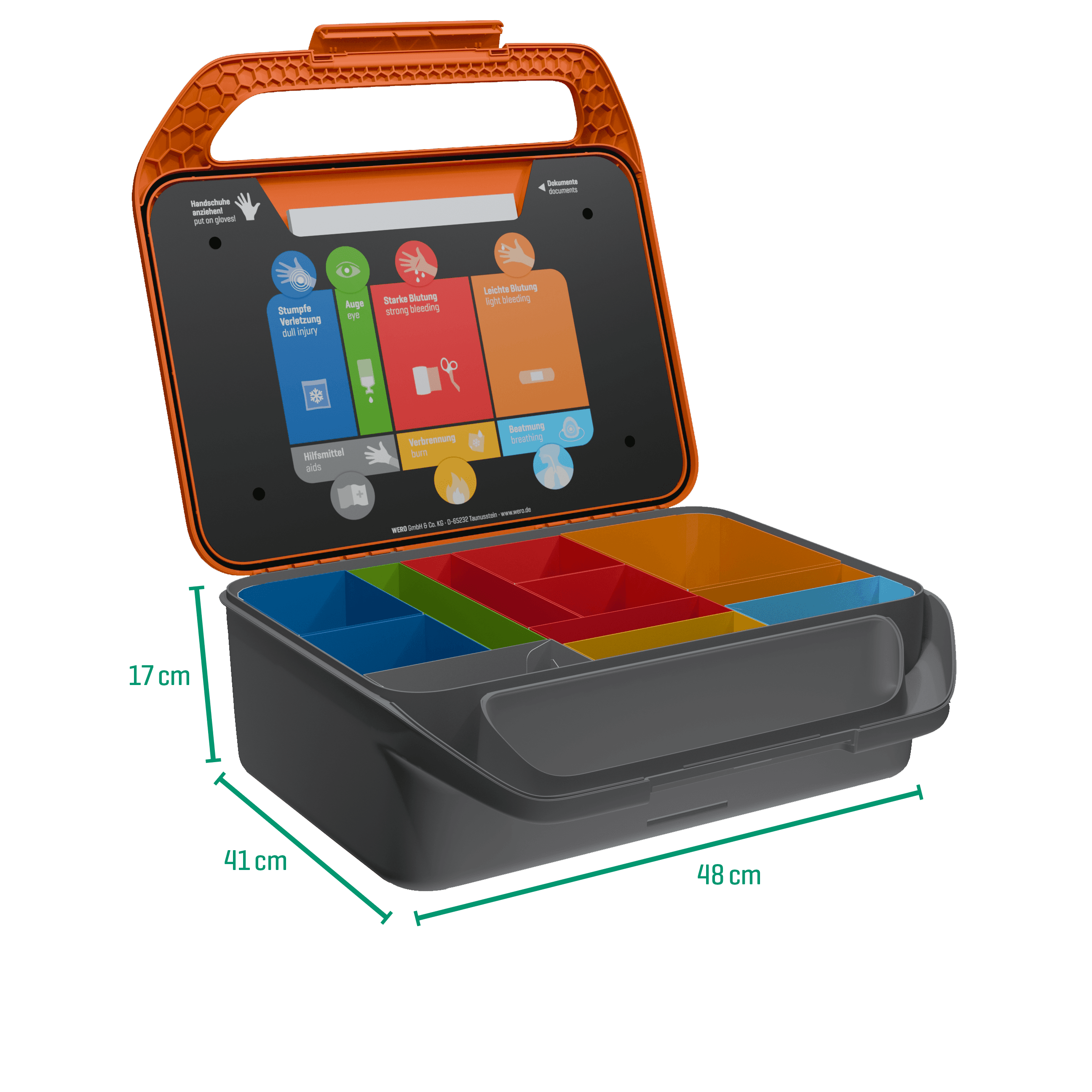 WERO Smart Case® - Erste-Hilfe-Koffer DIN 13157 - Schwimmbad / Spa