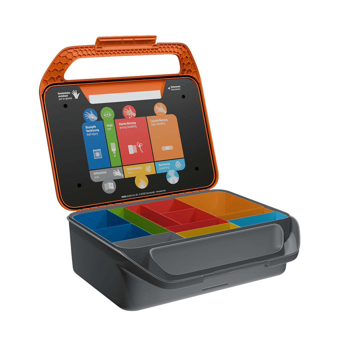 WERO Smart Case® - Erste-Hilfe-Koffer DIN 13157 - Schwimmbad / Spa