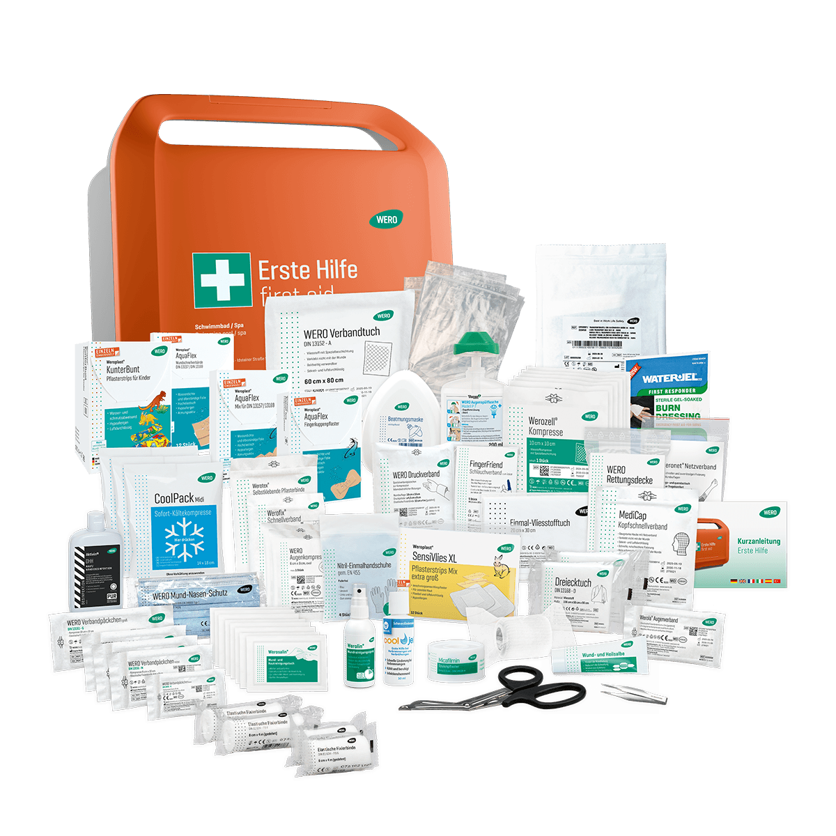 WERO Smart Case® - Erste-Hilfe-Koffer DIN 13157 - Schwimmbad / Spa