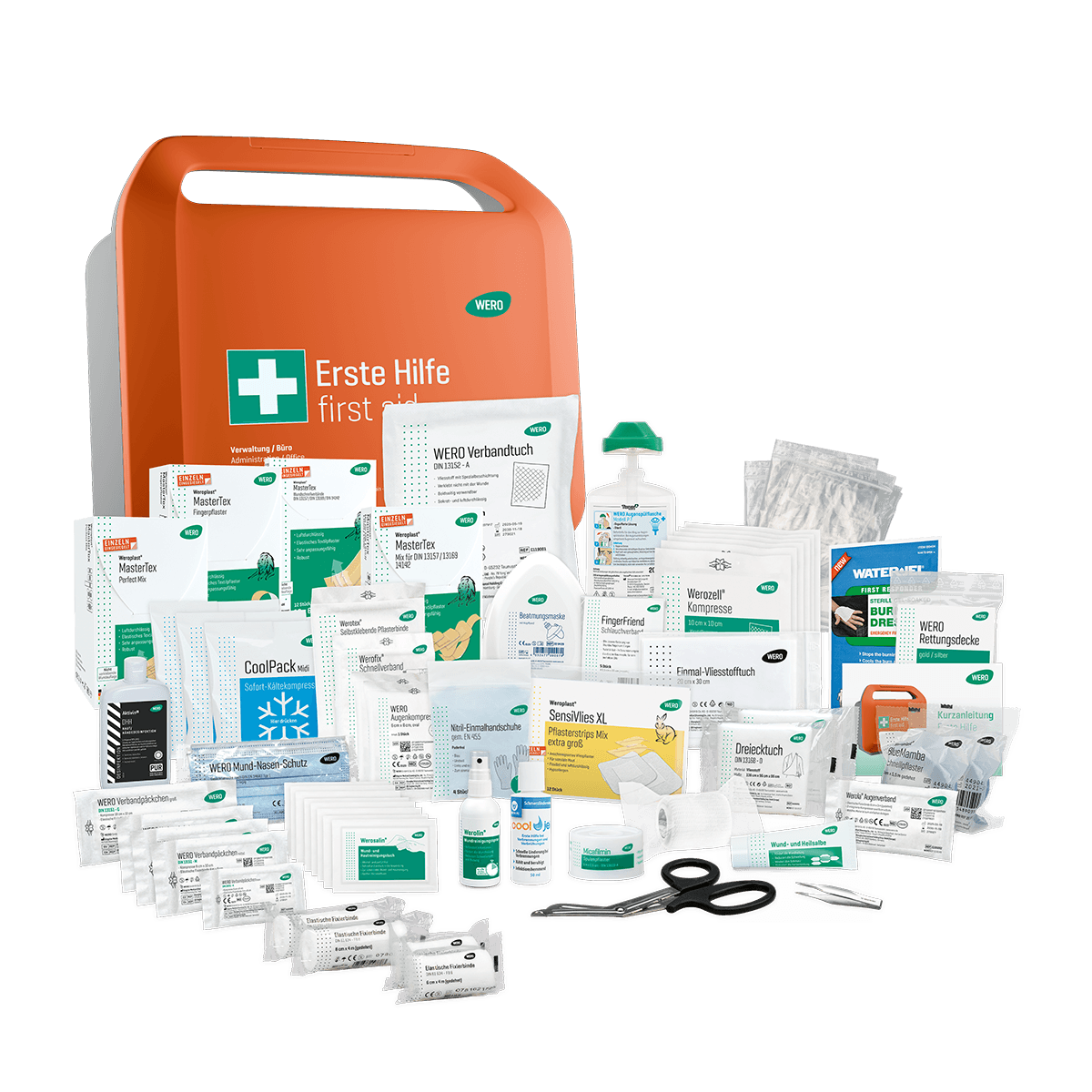 WERO Smart Case® Erste-Hilfe-Koffer DIN 13157 - Verwaltung / Büro