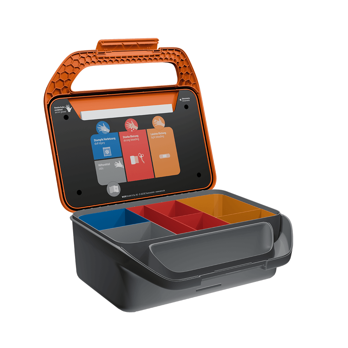 WERO Smart Case® Erste-Hilfe-Koffer - DIN 13157 erweitert - Allround