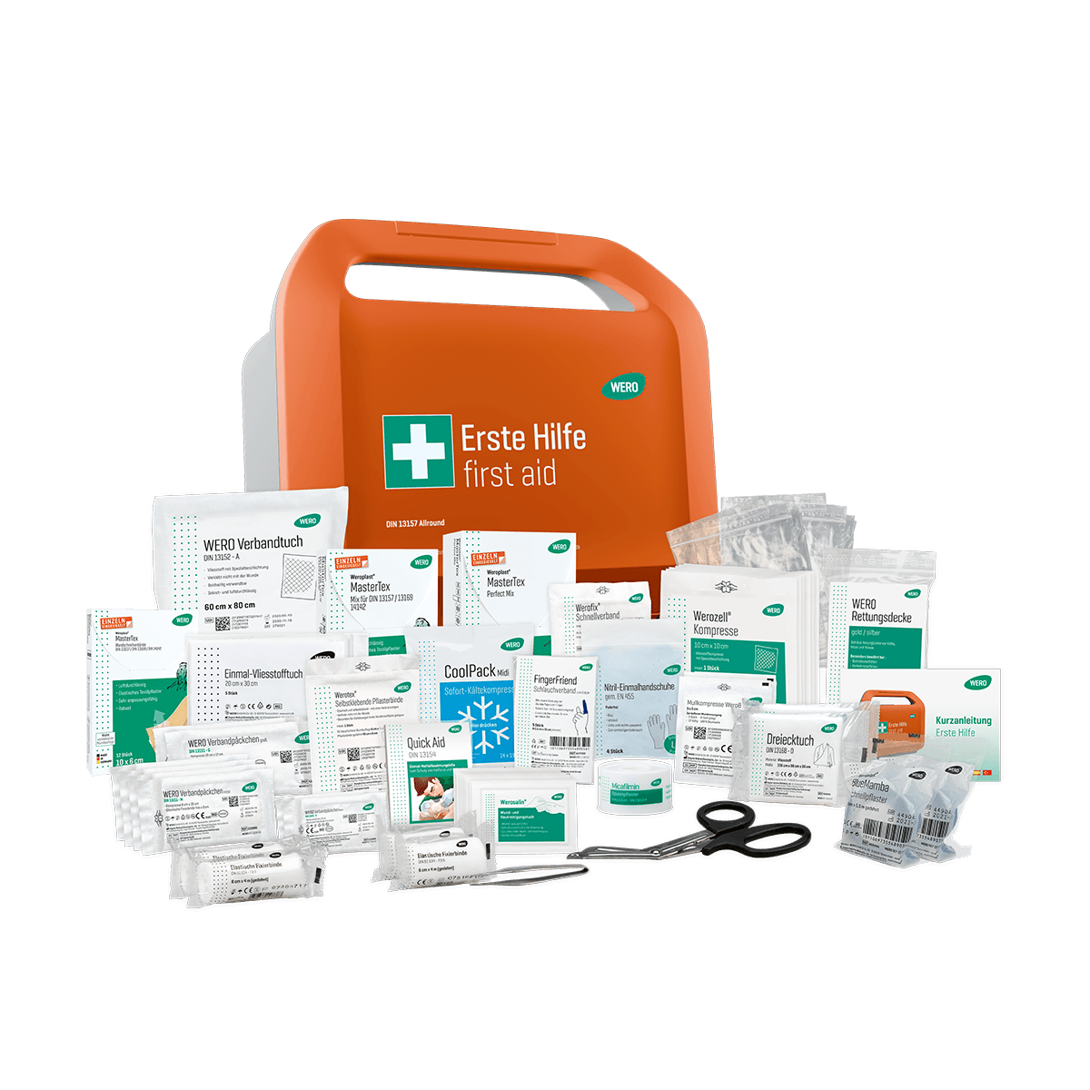 WERO Smart Case® Erste-Hilfe-Koffer - DIN 13157 erweitert - Allround
