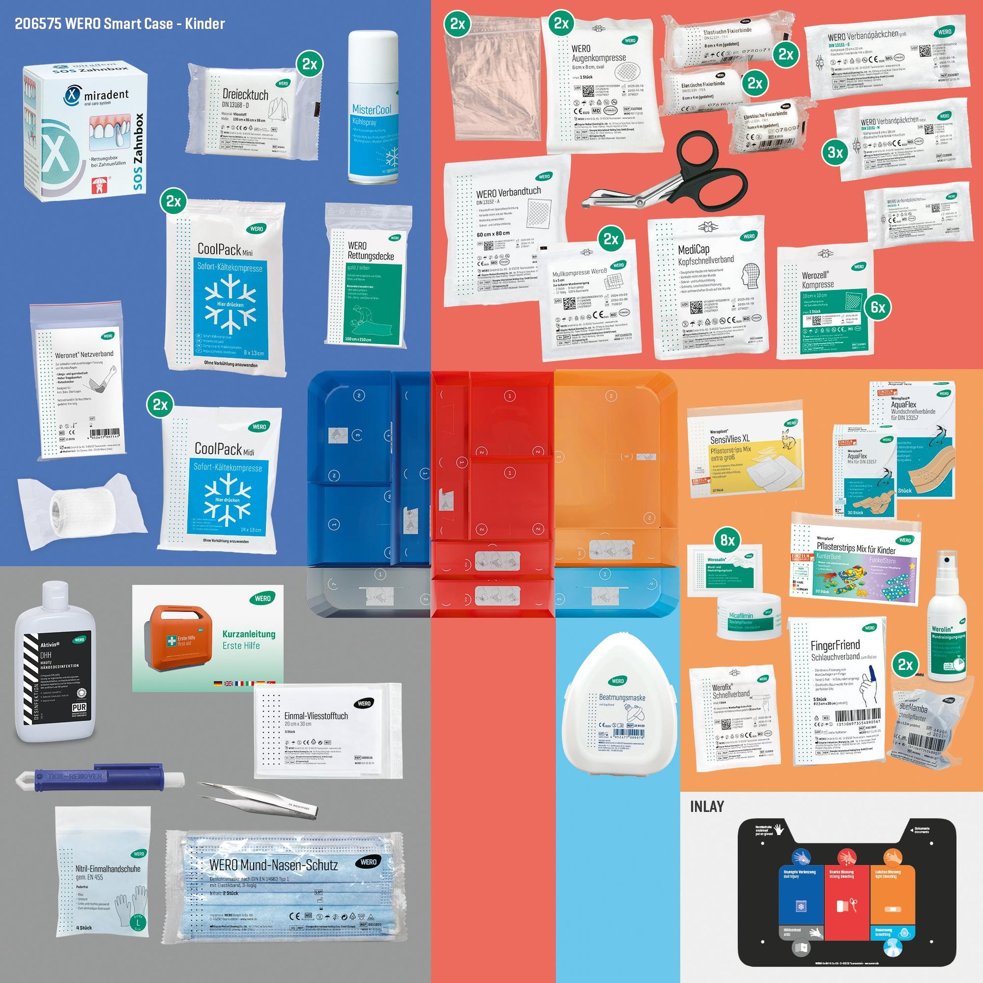 WERO Smart Case® - Erste-Hilfe-Koffer DIN 13157 - Kinder