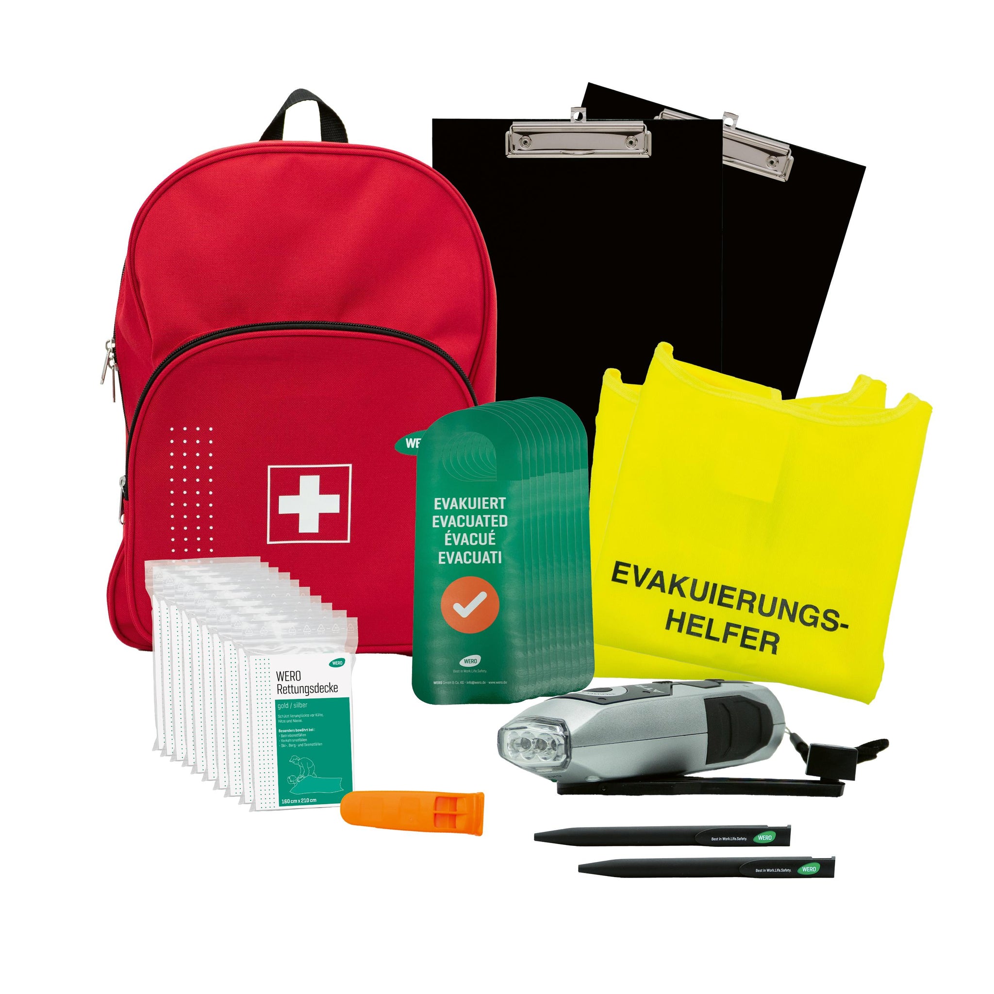 Notfallrucksack für Evakuierungshelfer - Evakuierung