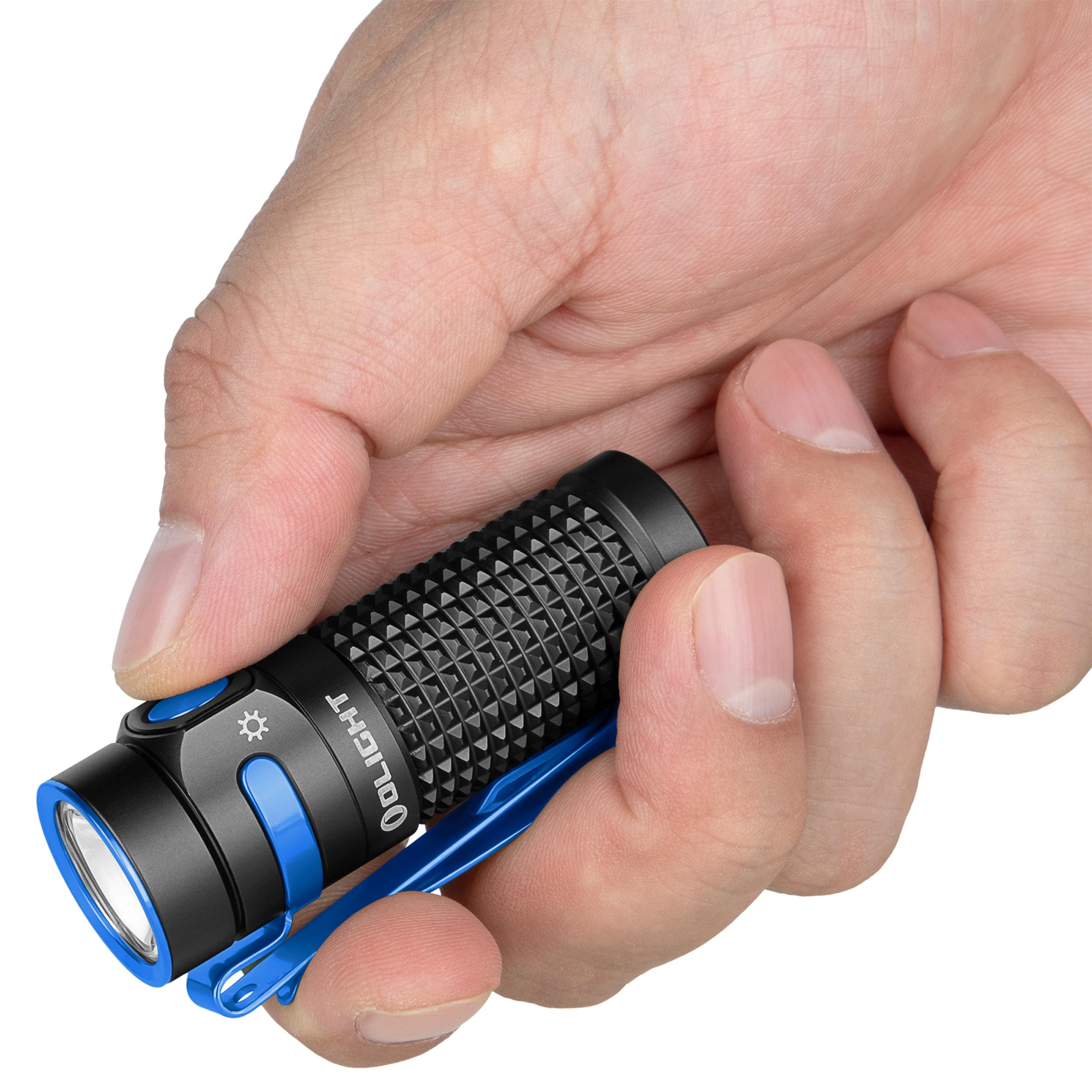 Olight - Baton 4 Premium Edition- Akku-Taschenlampe mit Kabellosem Ladeetui 1300 Lumen - Black