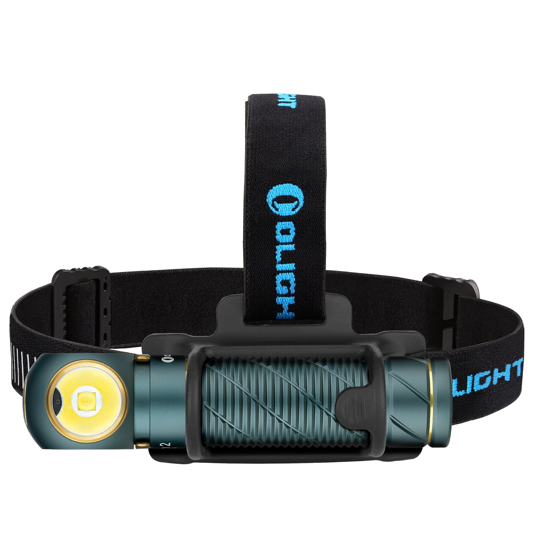 Olight - Perun 2 Cool White Kit Dream Blue - Stirn- und Winkeltaschenlampe mit Stirnband - 2500 Lumen