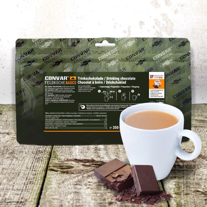 24x CONVAR™ Feldküche Basics Instant Trinkschokolade (350g)
