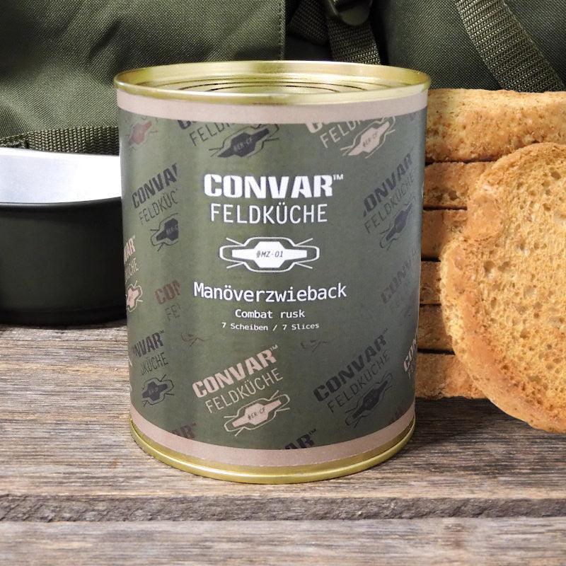 24x CONVAR™ Feldküche Manöverzwieback (70g)