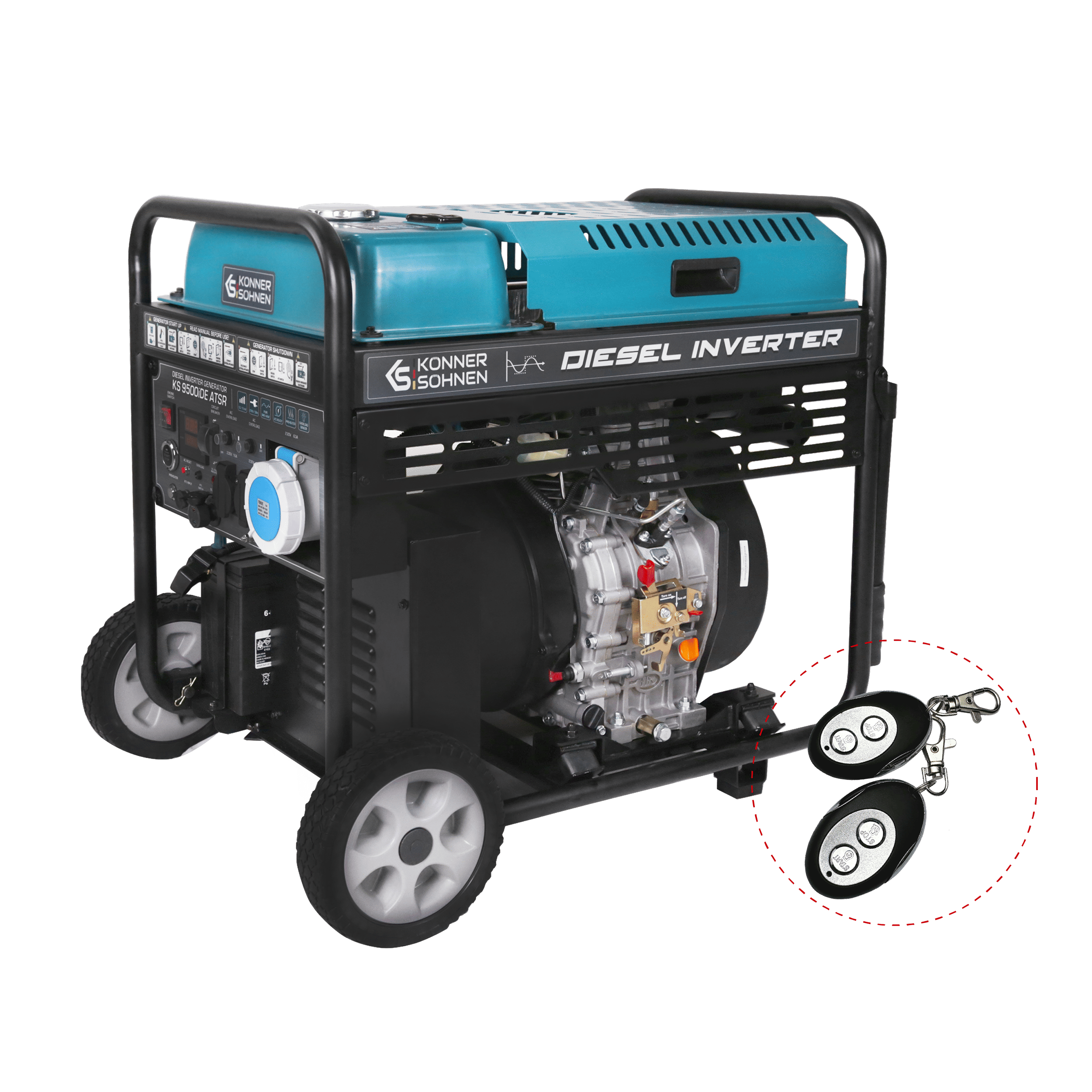 Diesel-Inverter-Generator KS 9500iDE ATSR – Diesel-Stromerzeuger