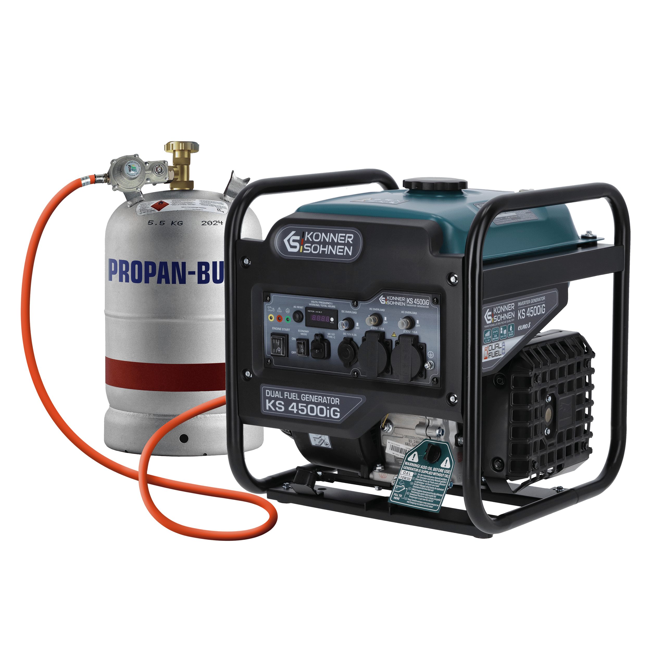 Dual Fuel-Inverter-Generator KS 4500iG – Inverter-Generatoren