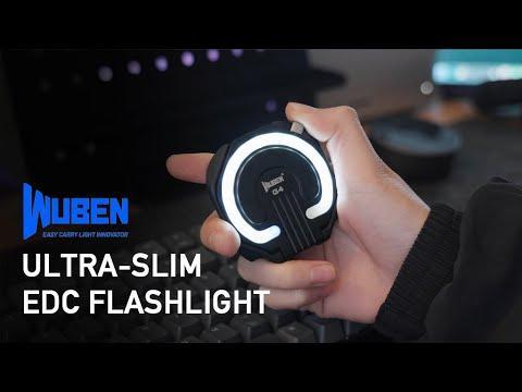 Wuben - E1 EDC Selfie Light Portable Ring Light Black Lampe - 300 Lumen
