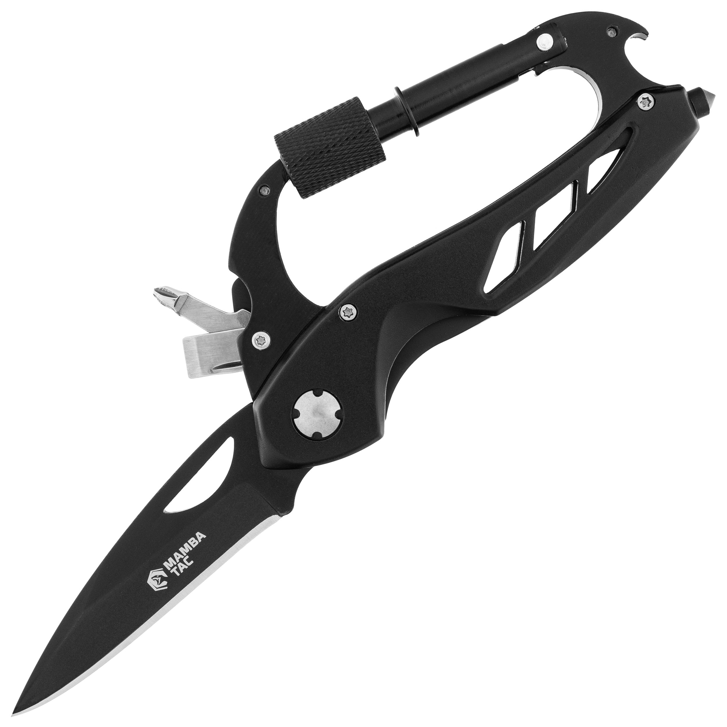 Mamba - Tac Knife Clip Multitool 6 in 1 - Black