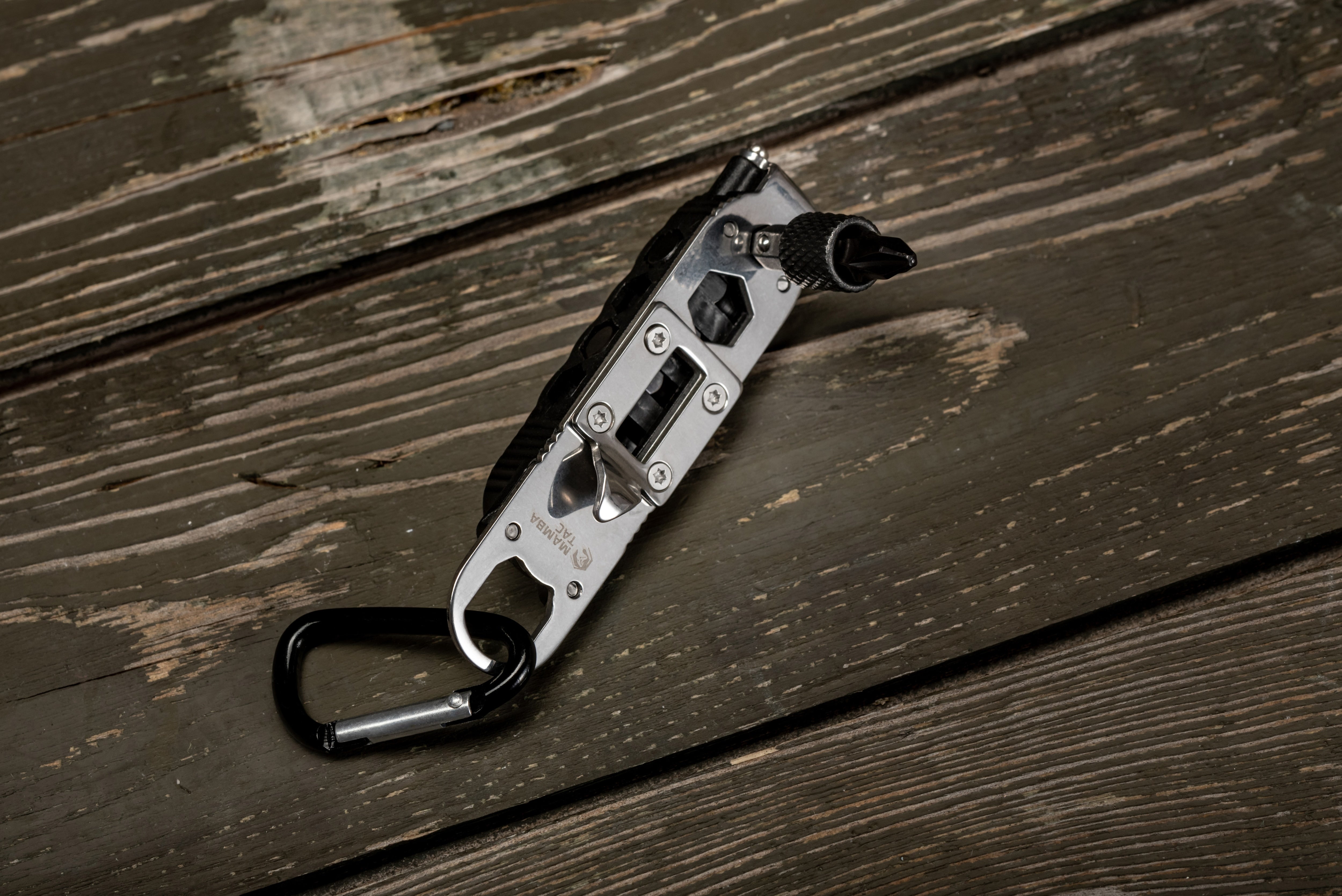 Mamba Tac - EDC Tool Spear 10in1 Multitool - Black
