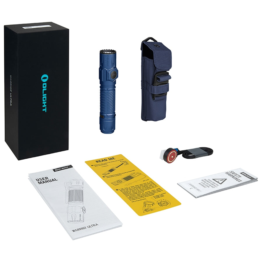 Olight - Warrior Ultra Navy Blue taktische Taschenlampe - 2500 Lumen