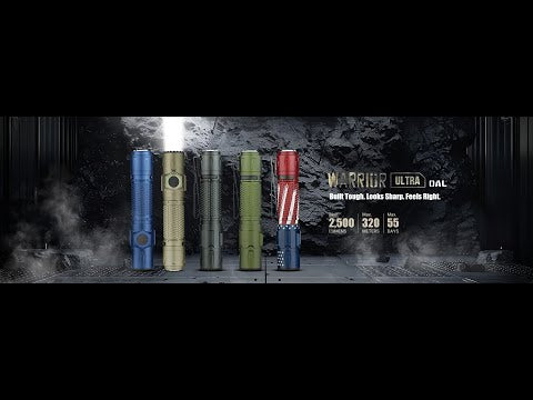 Olight - Warrior Ultra Navy Blue taktische Taschenlampe - 2500 Lumen