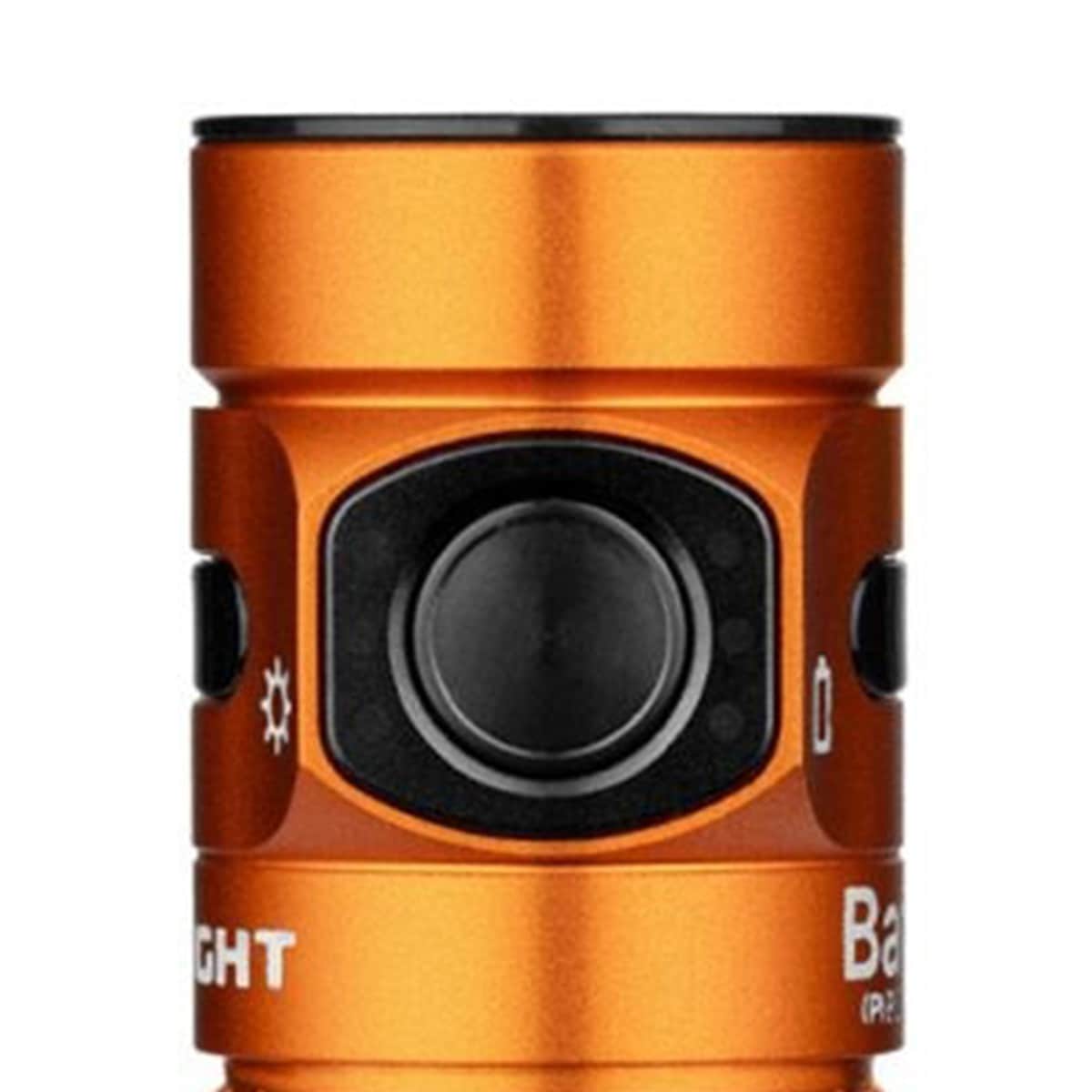 Olight - Baton 4 Premium Edition Orange - Taschenlampe mit kabelloser Ladestation - 1300 Lumen