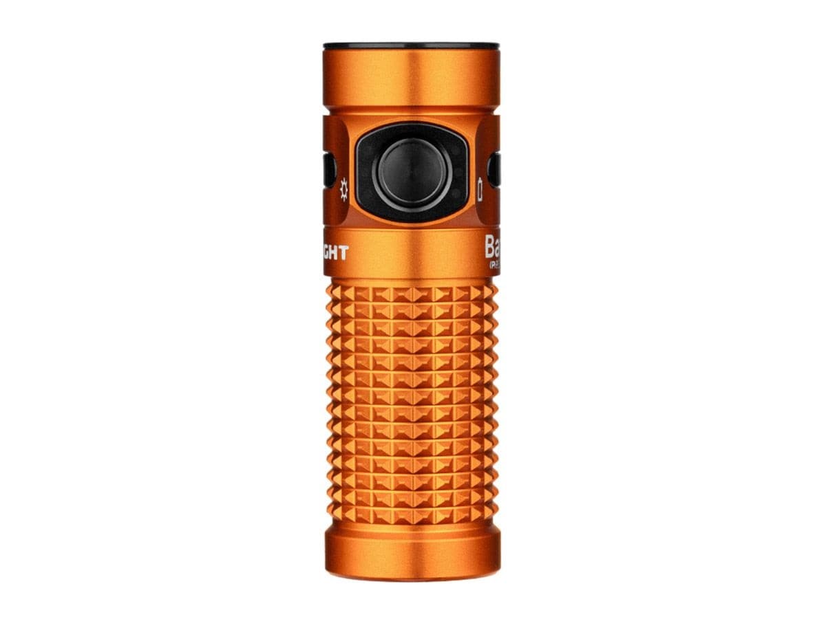 Olight - Baton 4 Premium Edition Orange - Taschenlampe mit kabelloser Ladestation - 1300 Lumen