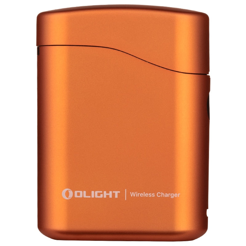 Olight - Perun 3 Mini Premium Cool White Orange - Stirn- und Winkeltaschenlampe mit Stirnband - 1250 Lumen