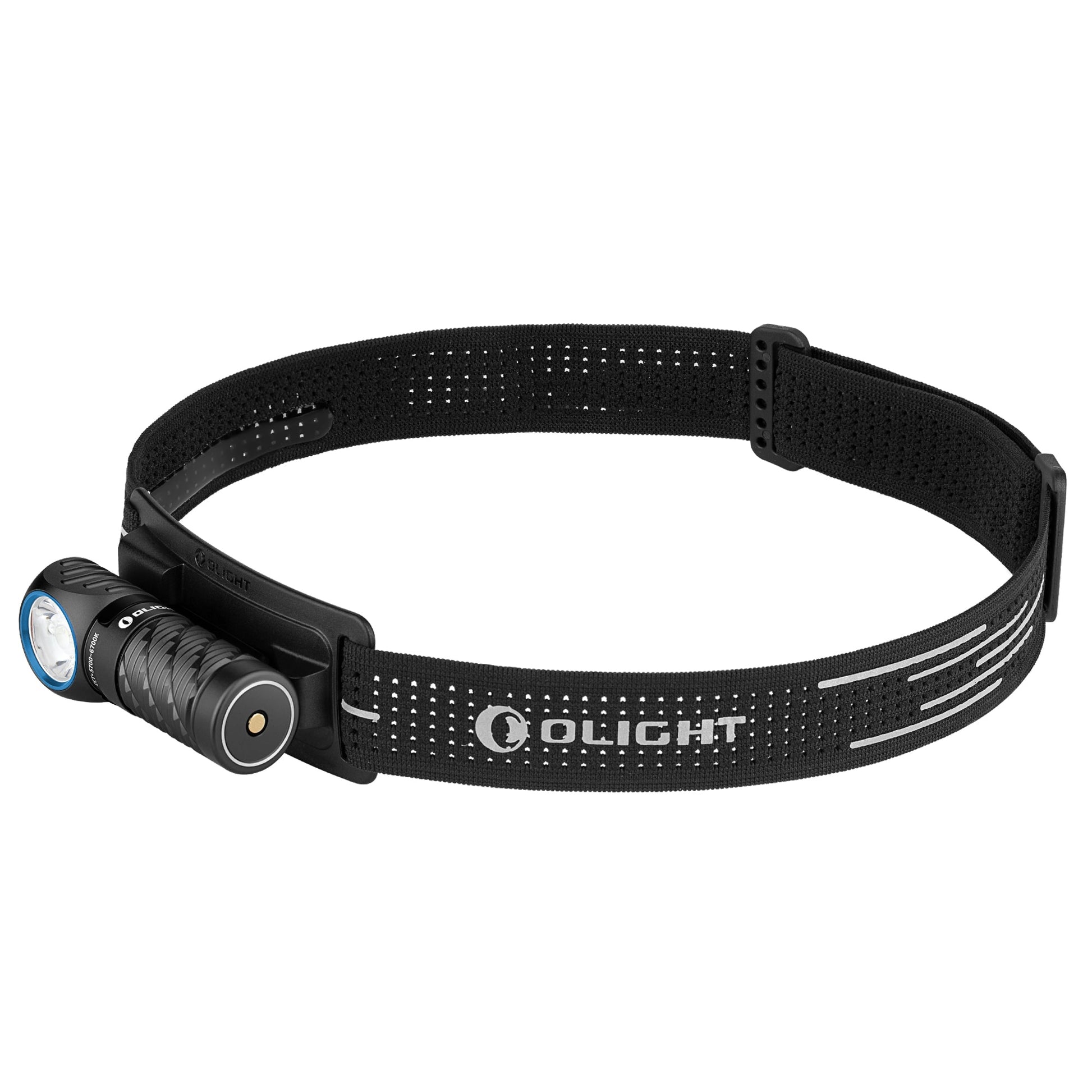 Olight - Perun 3 Mini Cool White Black Stirn- und Winkeltaschenlampe mit Stirnband - 1250 Lumen