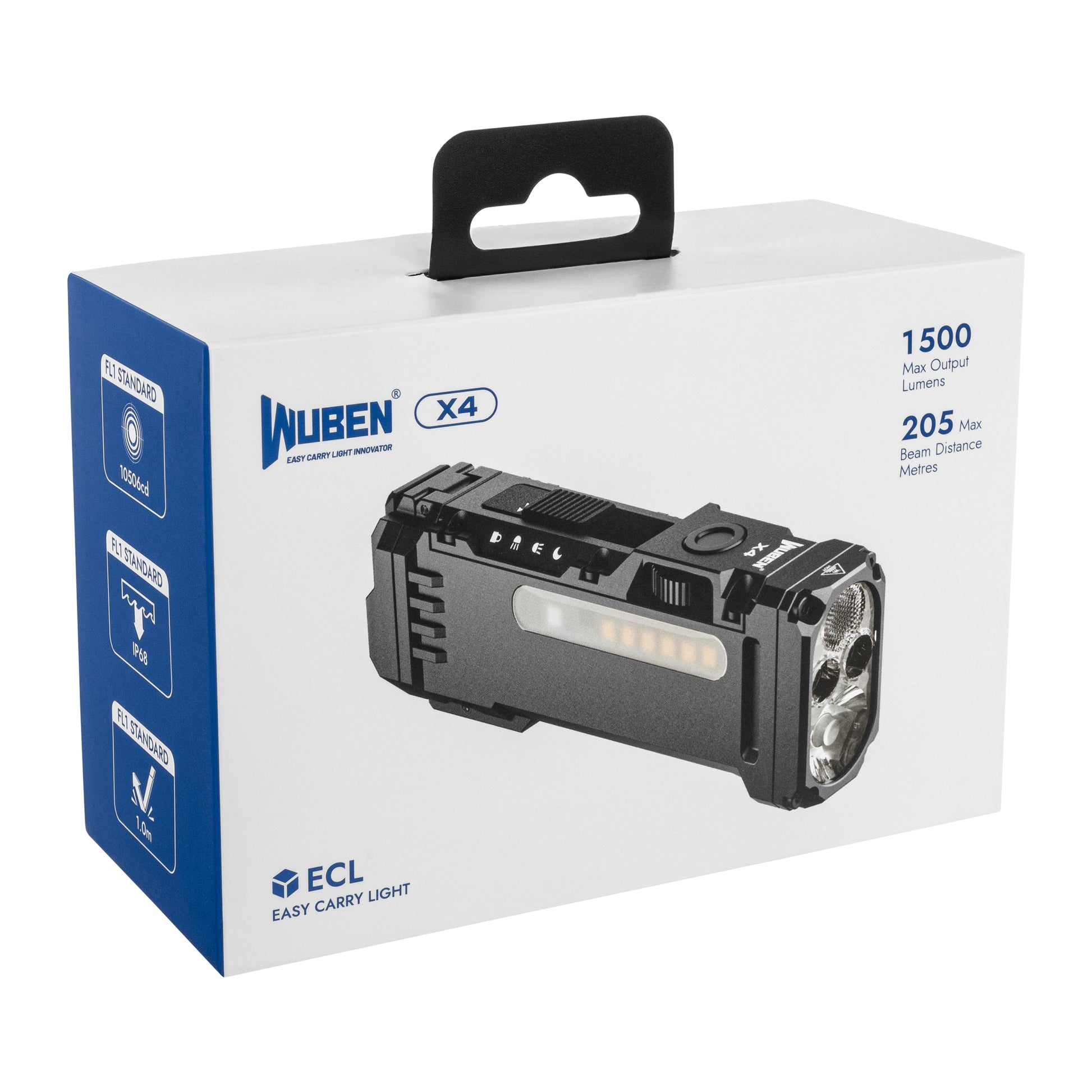 Wuben - X4 Taschenlampe White - 1500 Lumen