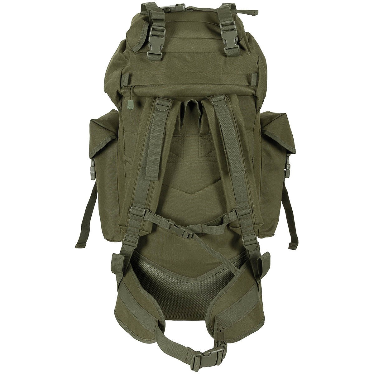 BW Kampfrucksack, "MOLLE", 65 l, Alu-Aussteifung, oliv
