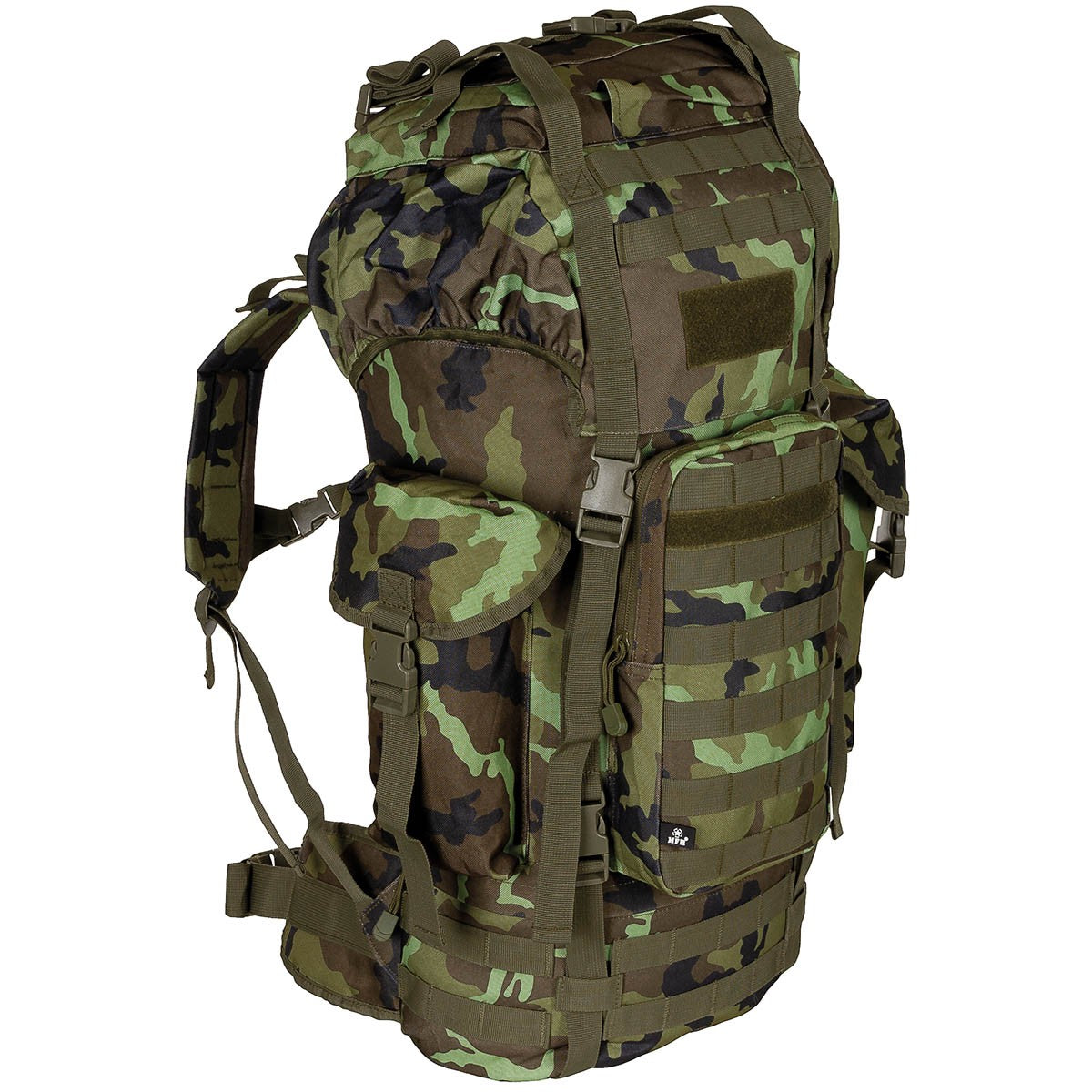 BW Kampfrucksack, "MOLLE", 65 l, Alu-Ausst., M95 CZ tarn
