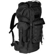BW Kampfrucksack, "MOLLE", 65 l, Alu-Aussteifung, schwarz