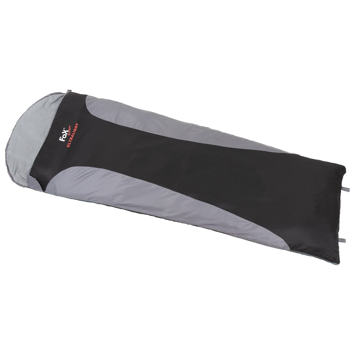 Schlafsack, "Ultralight", schwarz-grau