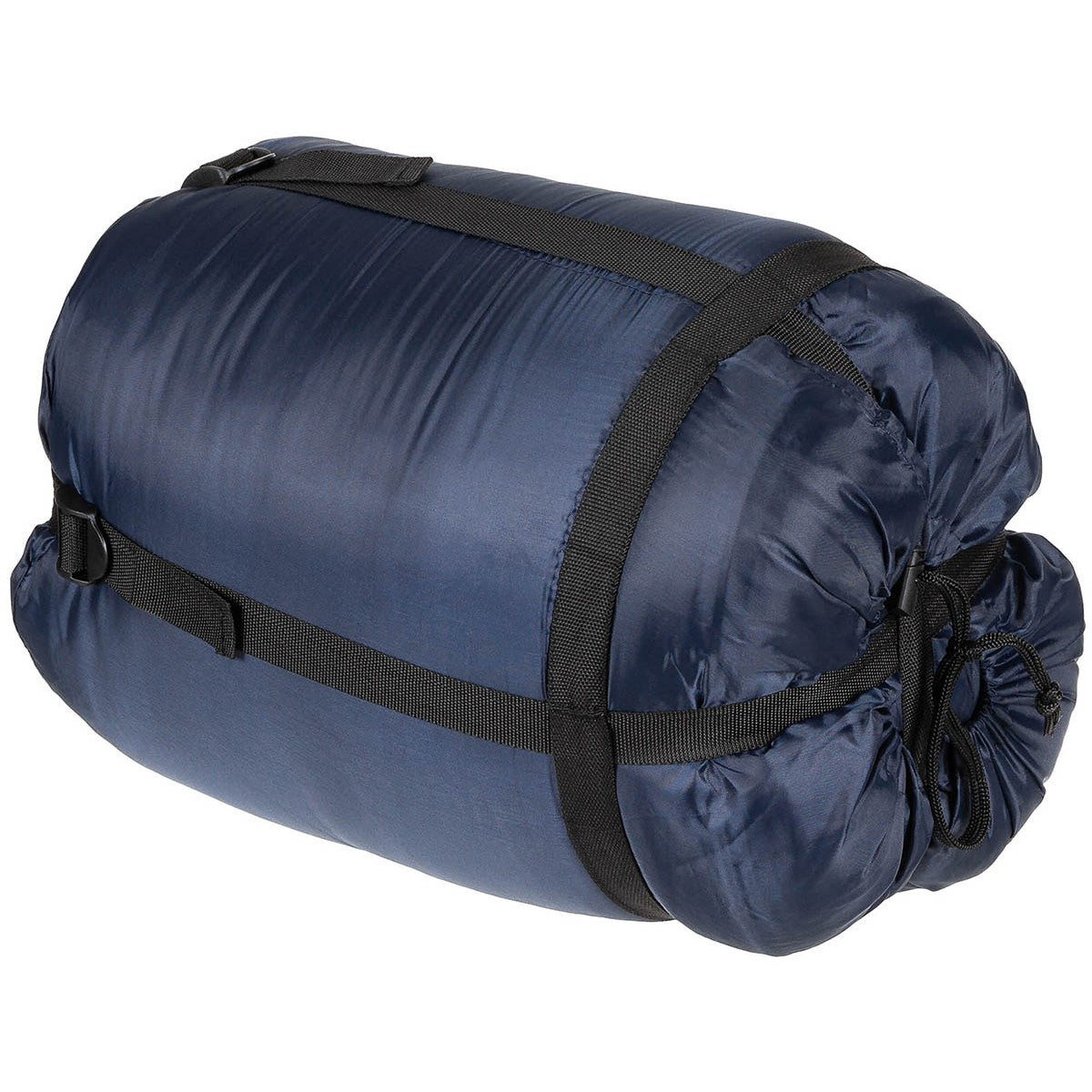 Mumienschlafsack, blau, 2-lagige Füllung