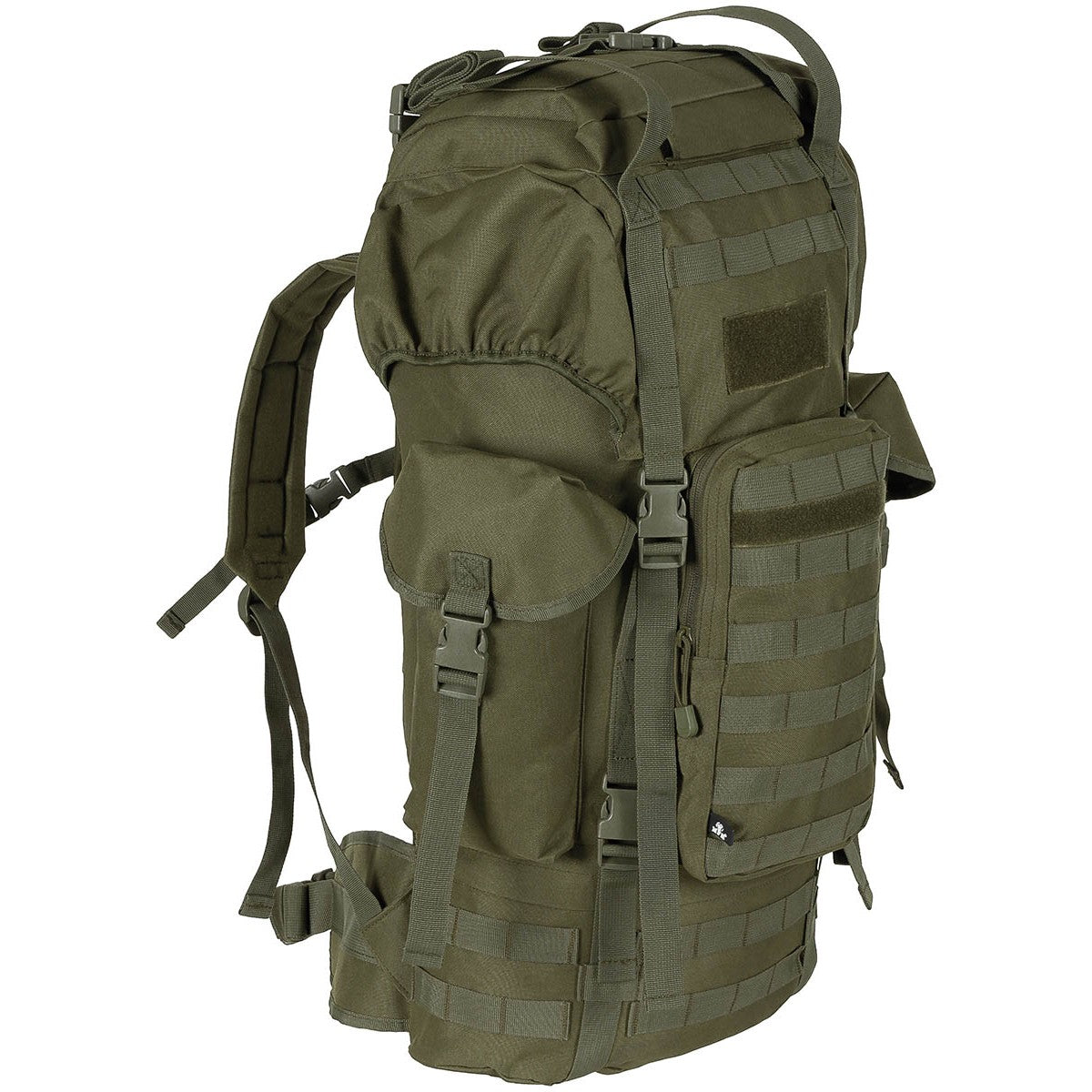 BW Kampfrucksack, "MOLLE", 65 l, Alu-Aussteifung, oliv