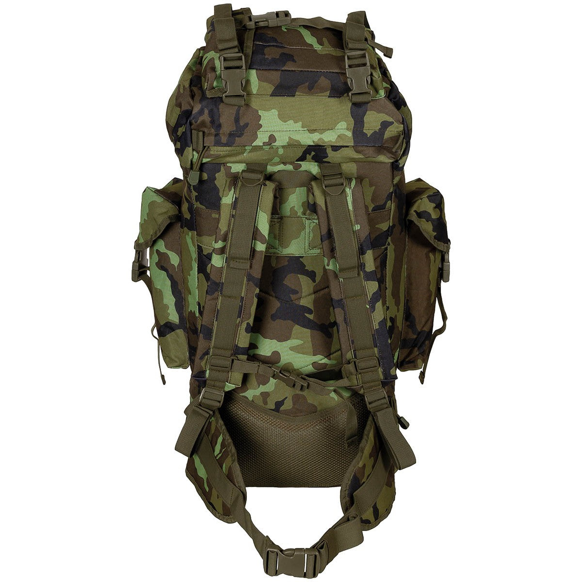 BW Kampfrucksack, "MOLLE", 65 l, Alu-Ausst., M95 CZ tarn