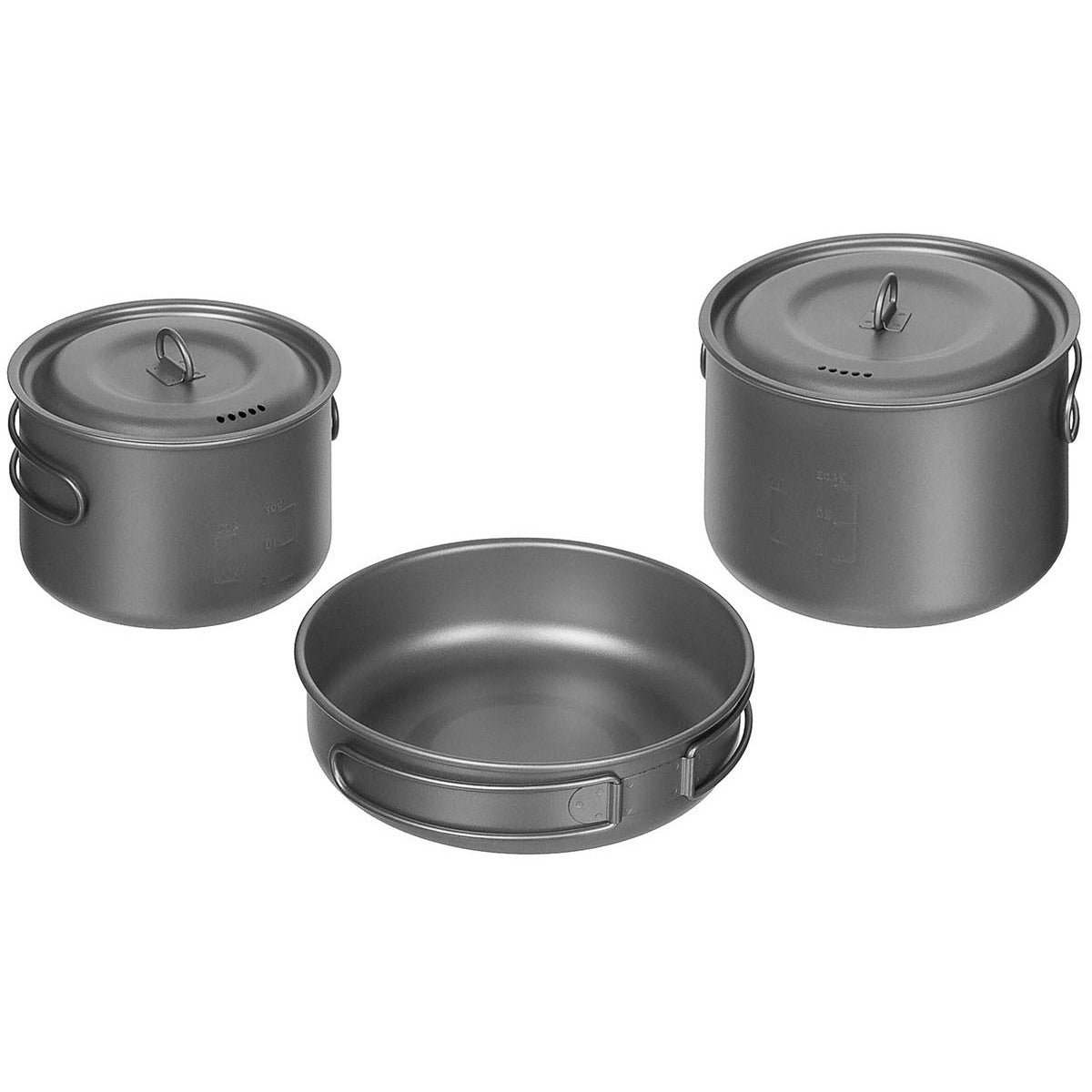 Kochset, Titan, 5-teilig-Essen/Trinken/Kochen-Krisenbedarf