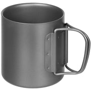 Tasse, Titan, Klappgriffe, doppelwandig, ca. 300 ml-Essen/Trinken/Kochen-Krisenbedarf