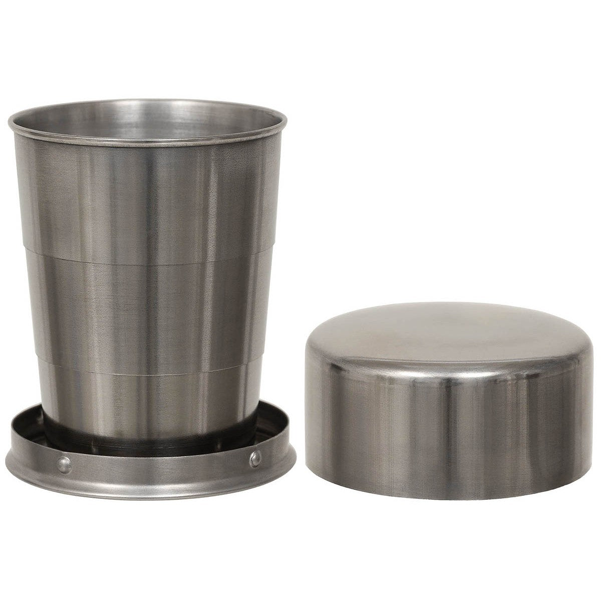 Trinkbecher, Teleskop, Edelstahl, 15 cl-Essen/Trinken/Kochen-Krisenbedarf